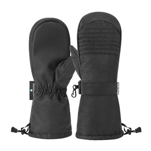 

ski gloves waterproof thickened cold-proof anti-skid leather 5 layers keep warm for outdoor sports cycling fitness hiking