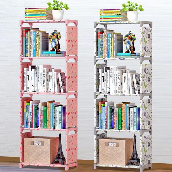 

clothing & wardrobe storage 3/5layer diy foldable bookshelf portable non-woven large shoe rack multifunction home furniture dustproof cabine