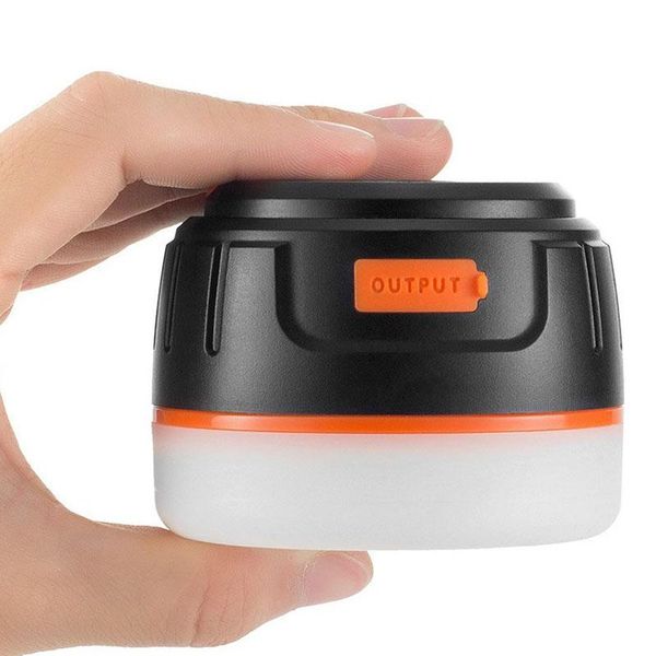 

led camping portable lanterns light 200lm 5200mah mobile power bank powerful magnet linterna usb torch flashlights torches