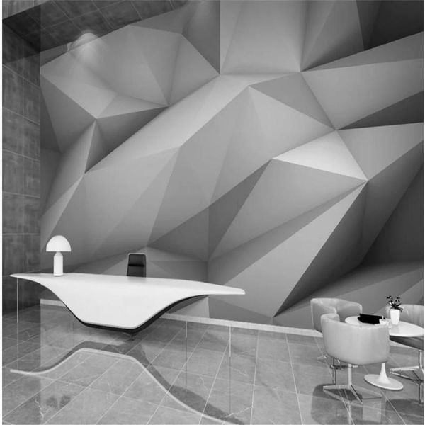 

wallpapers european minimalist 3d three-dimensional gray background wall
