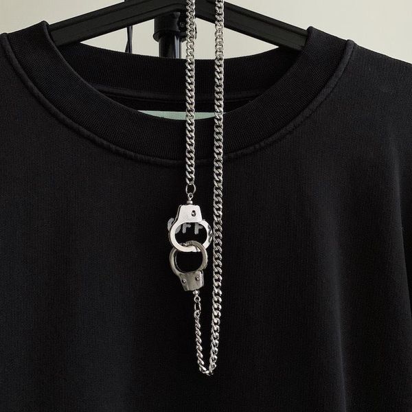 

chains choker chain fashion punk link necklace k-1389, Silver
