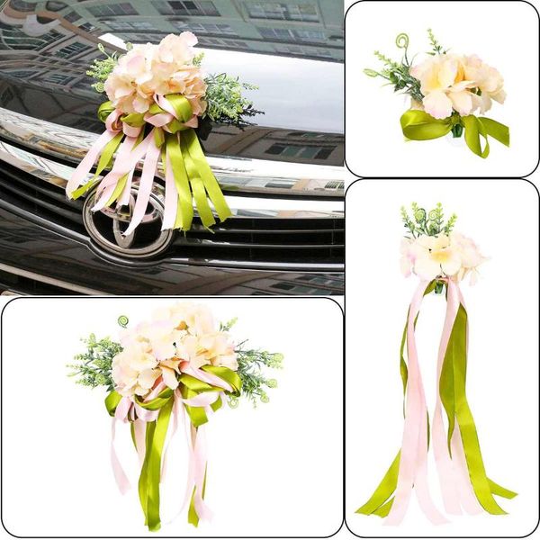 

decorative flowers & wreaths wedding car accessory roof tail simulation decoration flower diy floral ornament