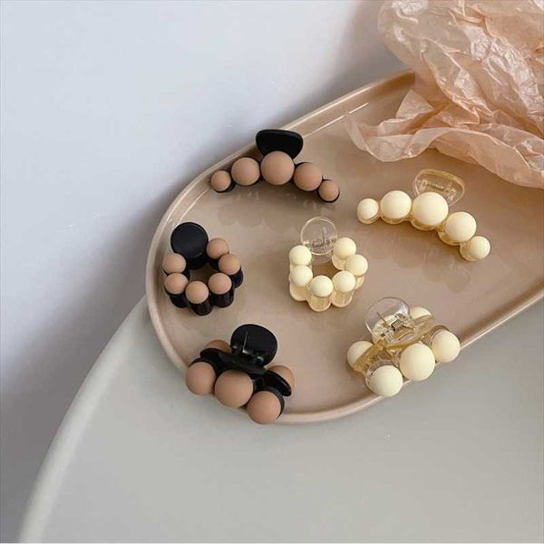 

hair clips & barrettes fflacell korean cute simple all-match cream small clip bangs resin hairpin jewelry gift for women girls, Golden;silver