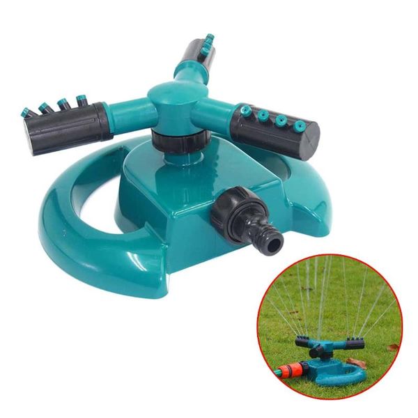 

quality irrigation sprinkler garden sprayer three arms rotatable spray watering equipments