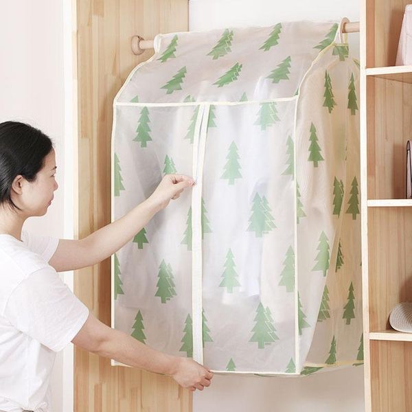 

clothing & wardrobe storage peva 3d clothes dust cover suit garment bag printed organizer closet protector case