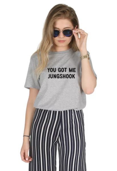 

you got me jungshook t-shirt kpop fangirl jungkook, White;black