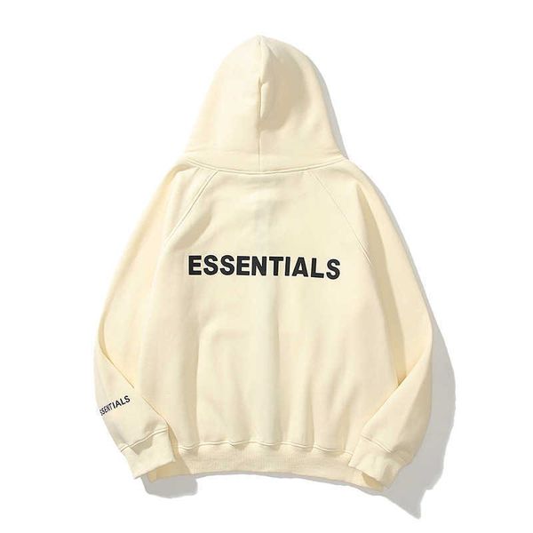 

2021ss carl's classic hoodies men essentials reflective print sweatshirts zip-up fleece ovesized hip hop sweat homme h0908, Black