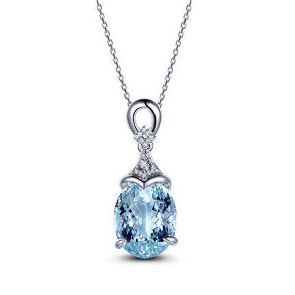 

pendant necklaces the tears of mermaid in heart sea, Silver