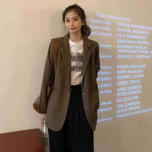 

suits winter korean suit streetwear fashion female blazer jacket, White;black