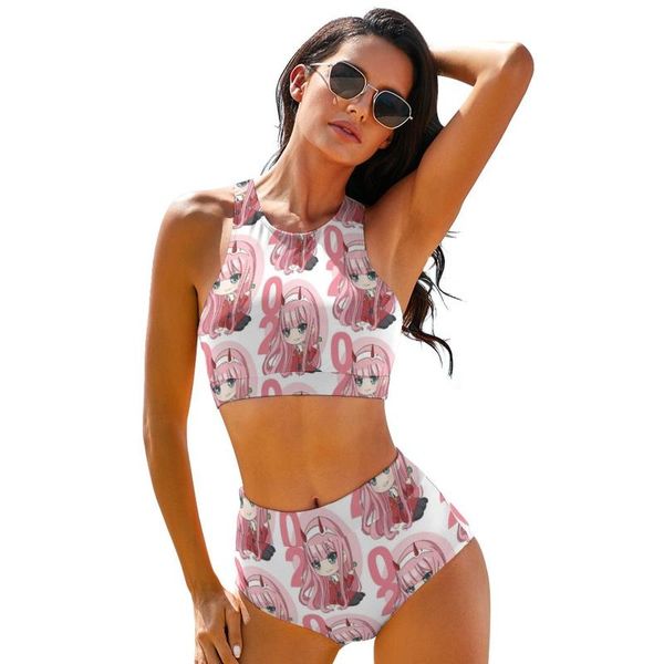 

darling in the franxx bikini swimsuit belt whole sale 2 piece swimwear young funny bath bathing suit one-piece suits
