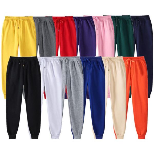 

men's pants 2021 men joggers brand trousers casual sweatpants jogger fitness workout sweatpant support diy printed, Black