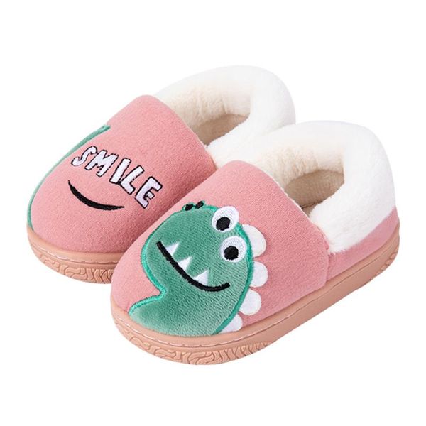 

toddler boys girls kids slippers little winter warm cute animal baby outdoor home shoes botas zapatillas 2021 slipper, Black;grey