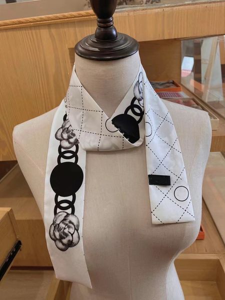

ribbon classic temperament stable rhombic scarf check design headband binding bag small decoration with length t or shirt, Blue;gray