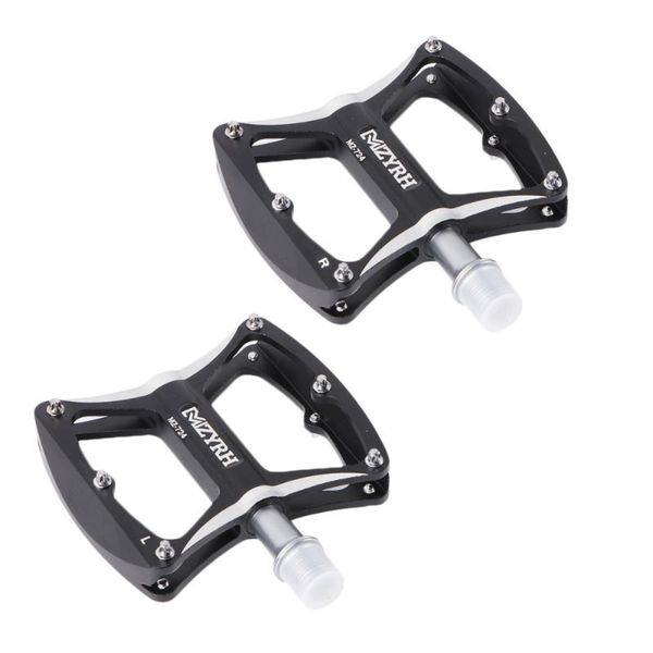 

bike pedals 1 pair of aluminium alloy practical durable treadle for cycling bicycles (black)