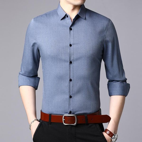 

men's casual shirts 2021 clothing long-sleeved male trend business spring autumn wild handsome clothes jke1648, White;black