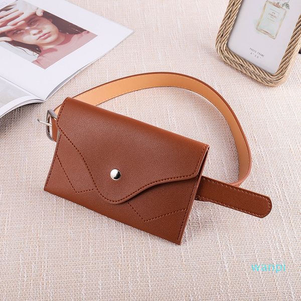 

designer-waist bags qiaoduo 2021 fanny pack ladies belt bag leather purse fashion casual solid color ring pu crossbody chest