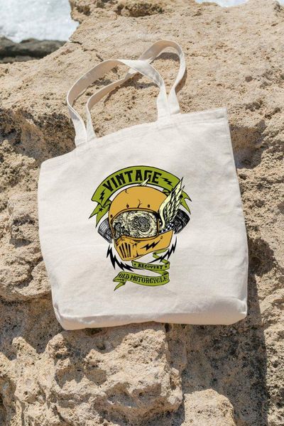 

shopping bags angemiel bag vintage motorcycle beach tote