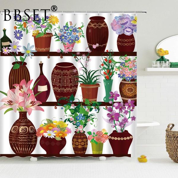 

shower curtains leaves curtain yellow on wooden board pattern waterproof multi-size douchegordijn bathroom decor witn 12 hooks