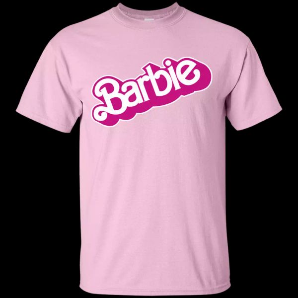 

Barbie, Malibu Barbie, Toy, Doll, Retro, Logo, Girls, T-shirt, White;black
