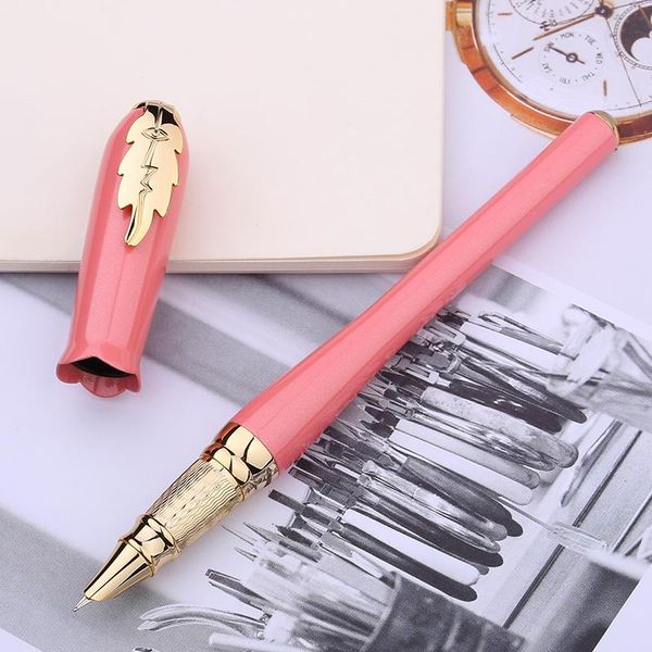 

fountain pens picasso 986 greek irene pimio pen female gift pink bud cap leaf clip iridium 0.38 financial homework exam writing