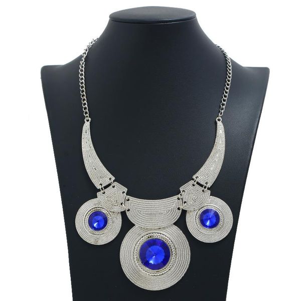 

pendant necklaces liuxsp crystal round small necklace bijoux collier elegant women jewelry gifts, Silver