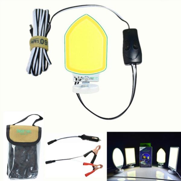 

360light 120w leds cob camping outdoor lighting hiking lantern emergency light rod road trip self-drive bivouac with portable lan lanterns