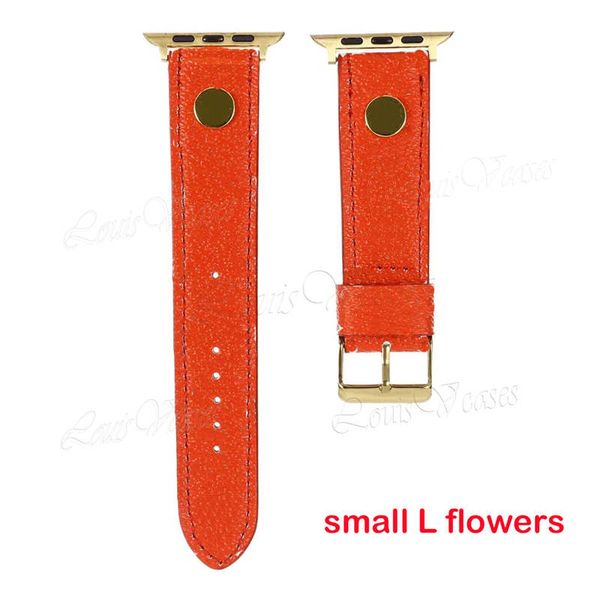 Modello di stampa cinturino rivetto catena a maglie d'oro classico di lusso per serie IWatch Band 7 6 5 4 3 2 41m / 40mm -44mm -38mm / 42mm / 41mm / 45mm Cinturini per uomo e donna