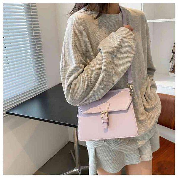 

women's 2021 summer new lock small square bag