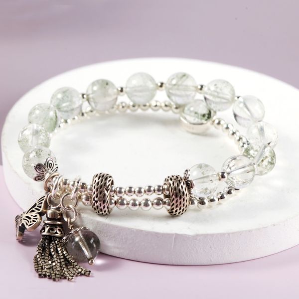 

with silver bracelet and crystal gift niche design, Golden;silver