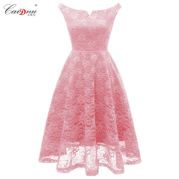 

party dresses 2021 summer women's v-ne lace, White;black