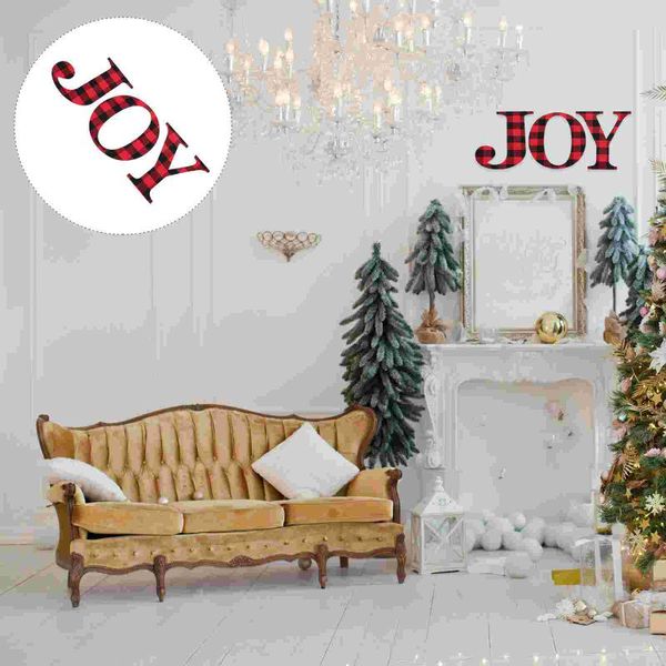 

christmas decorations 1 set wall word hanging decor xmas mount decoration