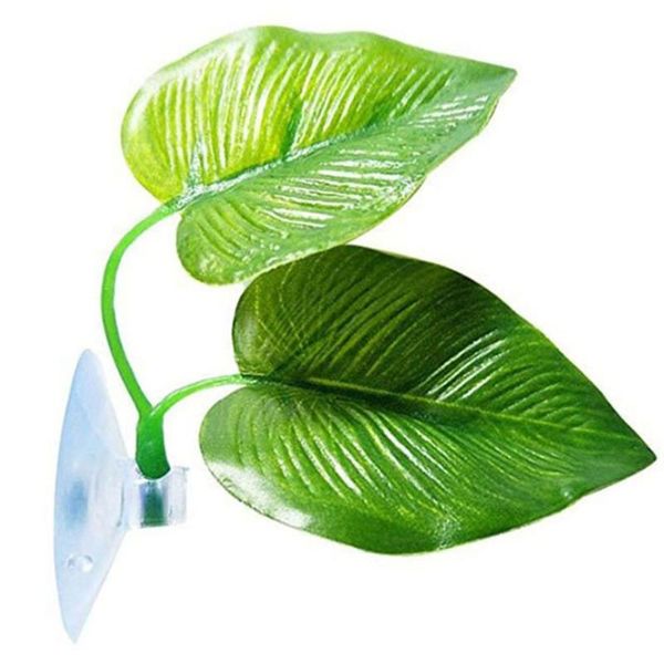 

decorations double-layer ornamental leaf for fish tank and aquarium products spawning artificial betta