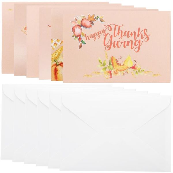 

greeting cards 12 sets thanksgiving blessing inspirational gifts with envelopes and stickers (assorted color)