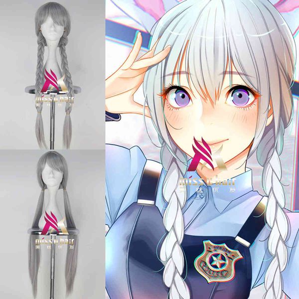 

meisi youfa crazy animal city judy hopes cosplay animation halloween wig, Black