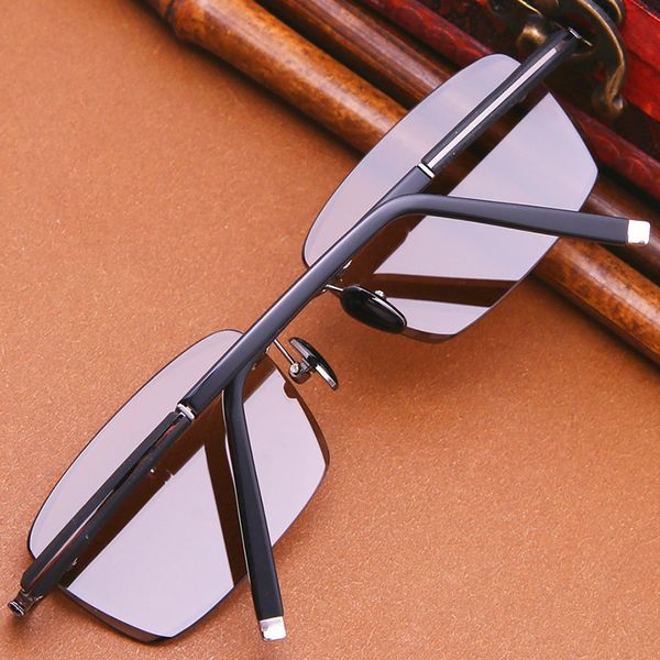 

design glasses rimless glass sunglasses men vintage sun glasses for man crystal stone hd lens scratch heavy anti eye dry outdoor 5uuz, White;black