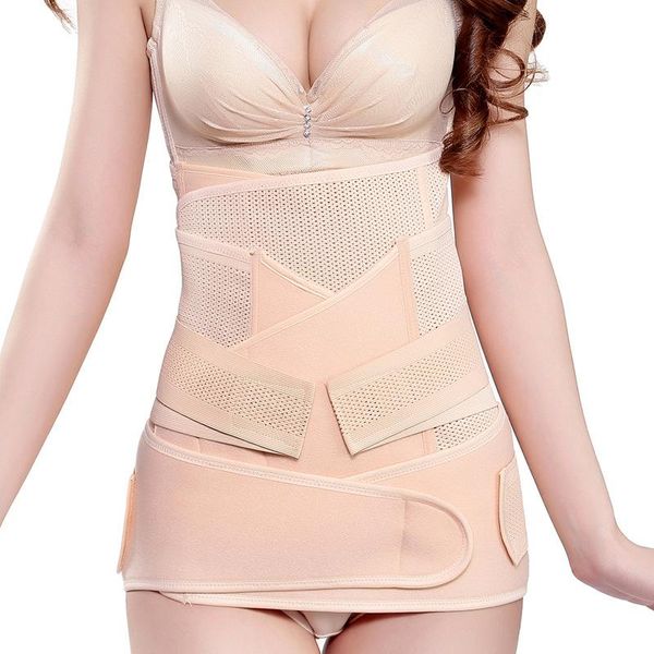 

maternity intimates postpartum belt after pregnancy bandage body recovery shapewear belly slim waist breathable trainer corset, White