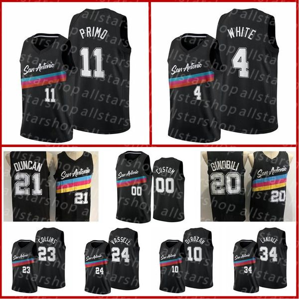 

sa men retro derrick white jersey jakob poeltl devin san antonios vassell keldon johnson spurss doug mcdermott 2022 dejounte murray black, Black;red