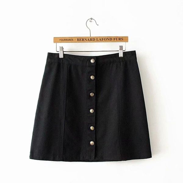 

skirts plus size women mini smoke black a line office drag