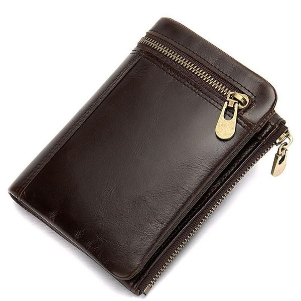 

wallets men small wallet genuine leather man fashion coin purse card holder short portomonee male clutch clamp for money, Red;black