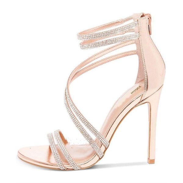 

sandals hello, gladiator woman, high-heeled sandals, open-toed champagne black-colored gun-colored party shoes, eua 3-.5. 55sa