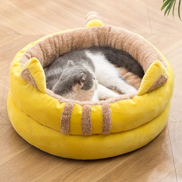 

cat beds & furniture house pet cats sofa mats cozy indoor kittens bed lovely dog small kennel home cave sleeping nest pr