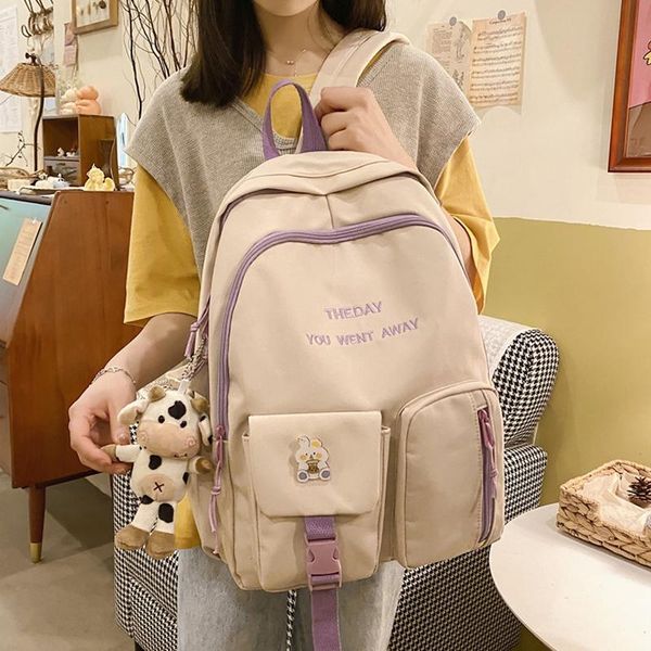 

fashion kawaii women backpack cute student bookbag bagpack femal leisure travel teenager girls school bag mini
