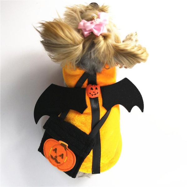 

dog apparel pet shirt painting polar puppy coat pets cat warm clothes with bag *