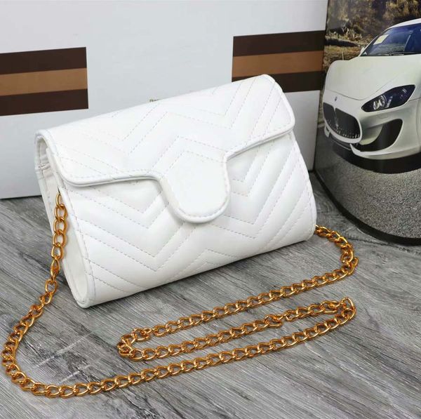 

Classic High Quality luxurys G designers Fashion womens CrossBody bag Shoulder Bags Letter Handbag ladies purse Chains Cross Body Clutch Cam
