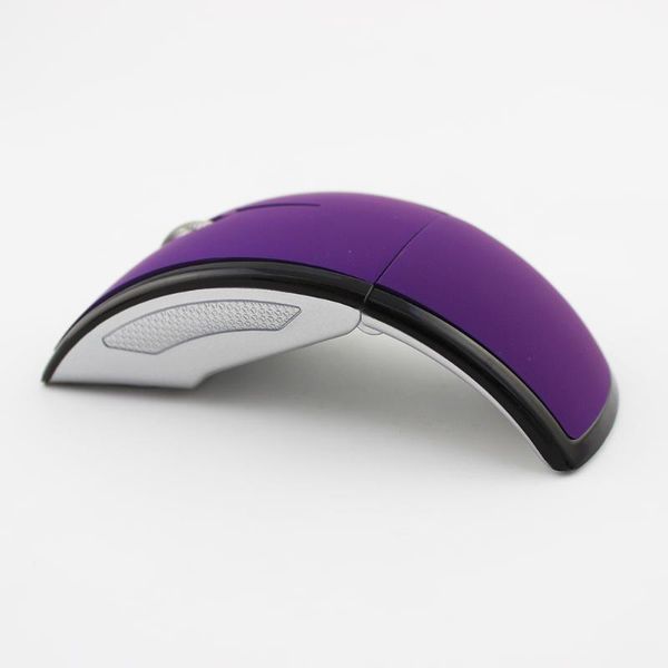 

mice chuyi fodable wireless mouse 1200 dpi 2.4ghz usb arc design mause portable folding ergonomic for lappc office gift