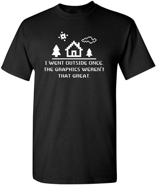 

men's t-shirts 2021 summer t-shirt i used to go outside once, graphic letter printing casual harajuku o-neck loose oversized, White;black