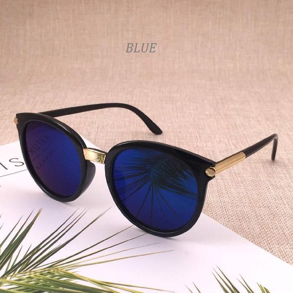 

sunglasses classic round vintage women fashion brand design mirror sun glasses female shades retro, White;black