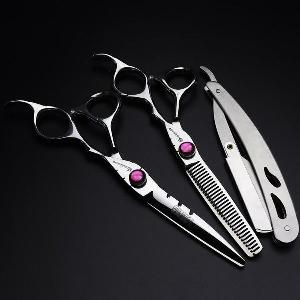 

hair scissors 6 inch professional haircut barber for kit thinning salon tool set