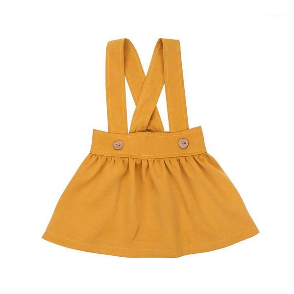 

skirts 0-3t 2021 beautiful cotton suspender skirt infant baby kids girl sleeveless overalls1