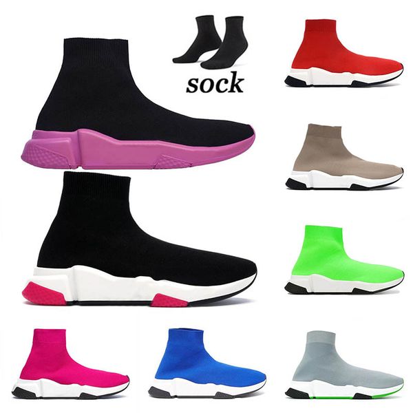 

womens mens fashion casual sock shoes triple black all white red paris green navy grey yellow pink platform luxury sneakers walking jogging